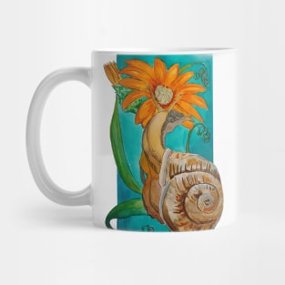 Snail with flower Mug